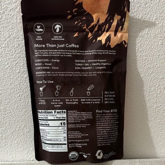 RYZE Mushroom Coffee - Picture 2 of 2